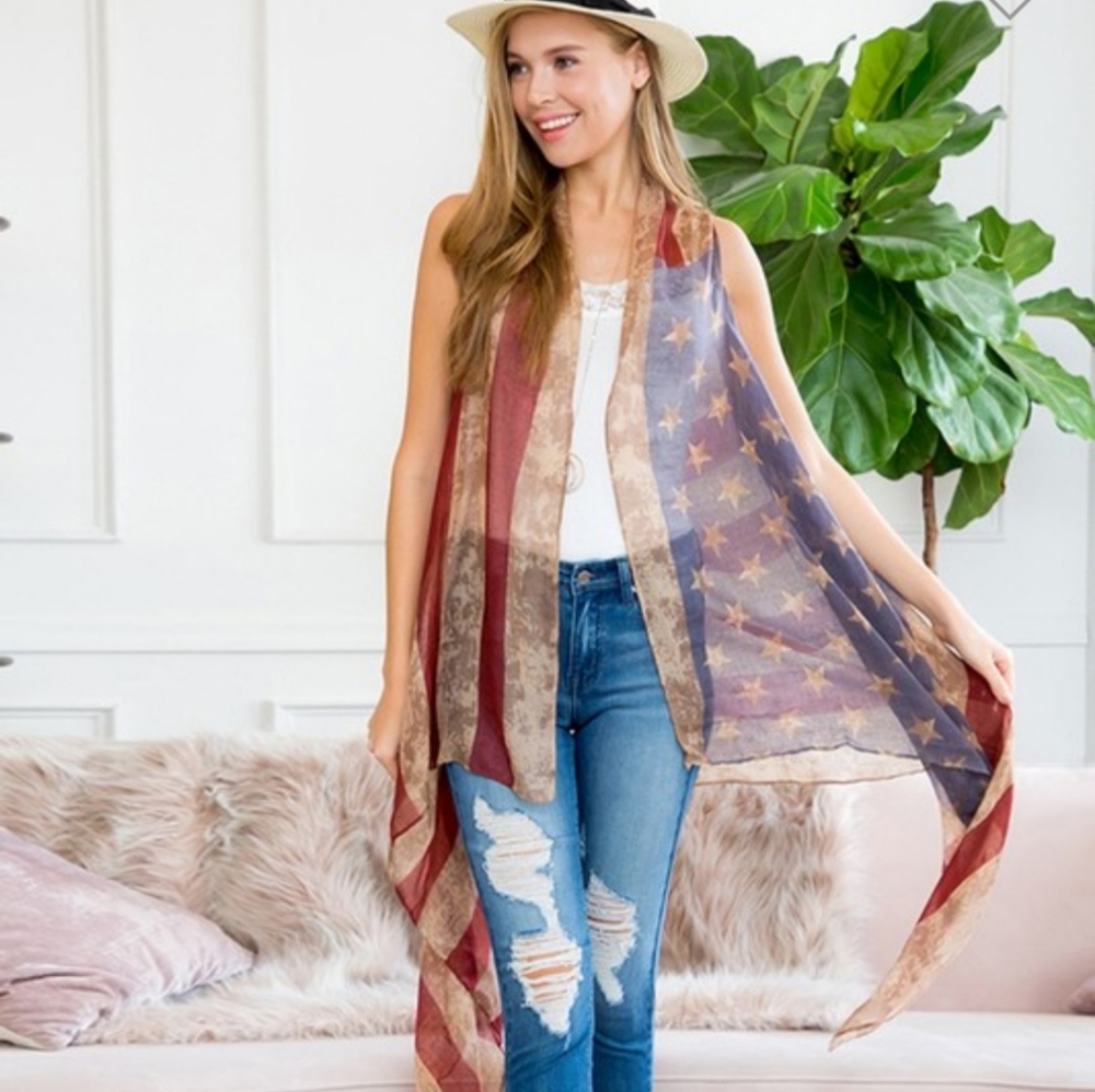 Vintage Flag kimono